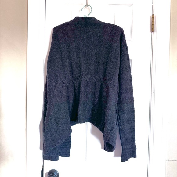 Theyskens’ Theory wool open cardigan sweater Small Gray - Picture 2 of 8